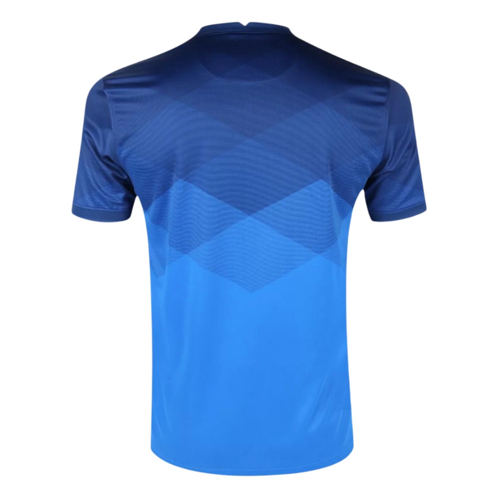 Camisa Seleção Brasileira Treino Todos os Patrocínios Torcedor Nike  Masculina - Azul Escuro