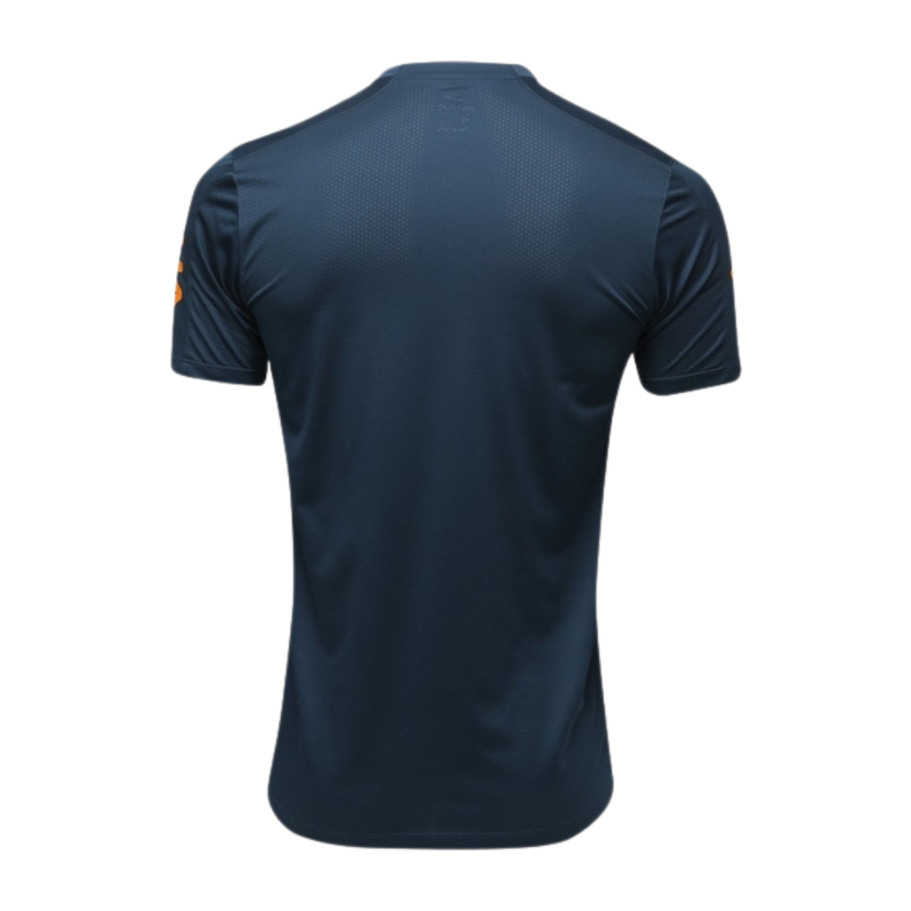 Camisa Seleção Brasileira Treino Todos os Patrocínios Torcedor Nike  Masculina – Azul Escuro – Eledem